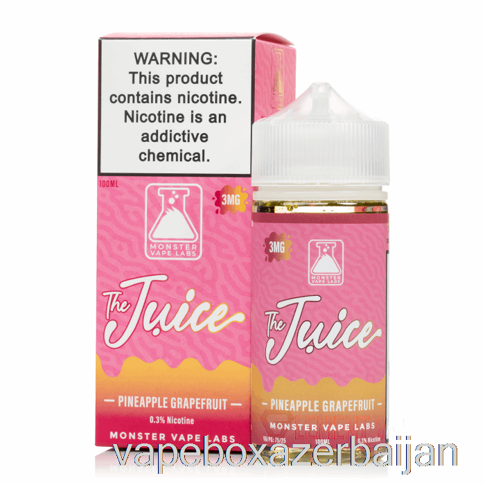 Vape Box Azerbaijan Pineapple Grapefruit - The Juice - 100mL 3mg